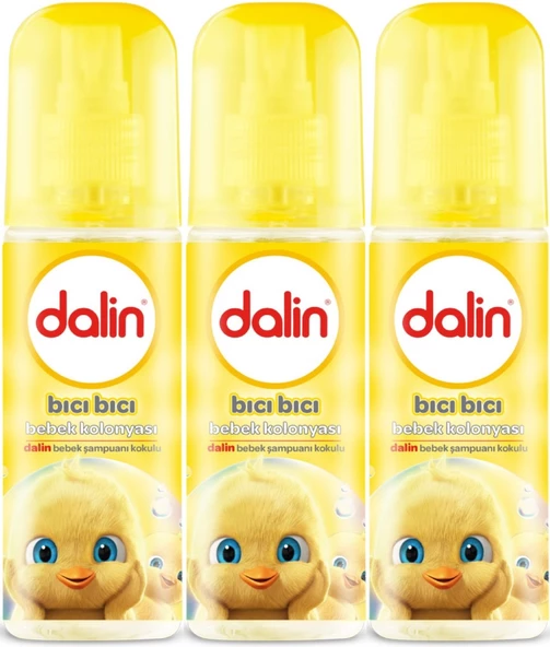 Dalin Bebek Kolonyası 150ML Klasik (Bıcı Bıcı Kokusu) (3 Lü Set)