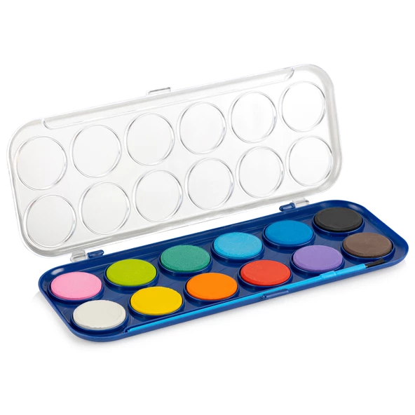 Lotte Suluboya 12 Renk - Büyük Boy 12'li Paket - Resim 2