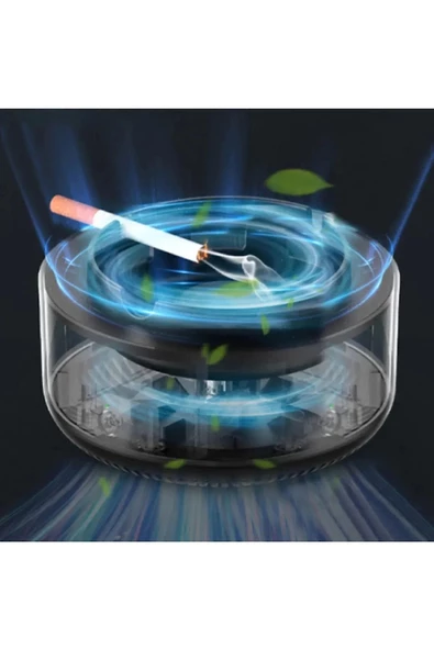 Dumanı İçine Çeken Kül Tablası Kokuyu Hapseden Küllük Akıllı Kül Tablası Kokusuz Küllük - 2