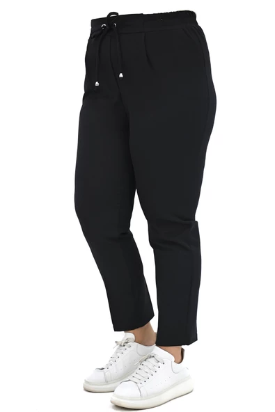 Kadın Büyük Beden Dökümlü Pantolon 222 0016-25 - 9