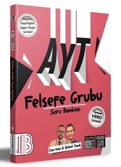 2025 AYT Felsefe Grubu Tamamı Video Çözümlü Soru Bankası Benim Hocam Yayınları