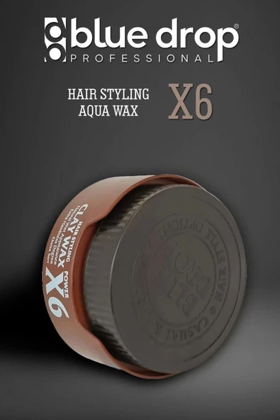 Blue Drop Clay Wax Hair Wax Power X6 Kahve 150 ml - 4