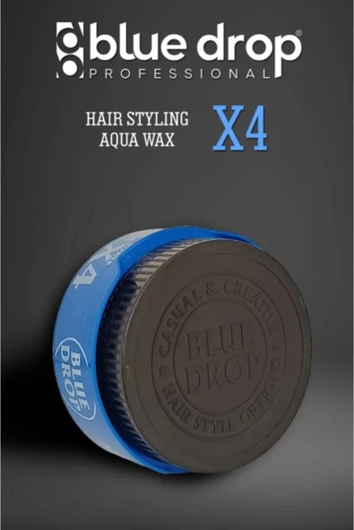 Blue Drop Power Aqua Hair Wax X4 Mavi 150 ml - 3