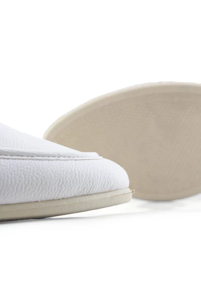 DD Tokalı Bej Sivri Burun Kadın Babet - Resim 4