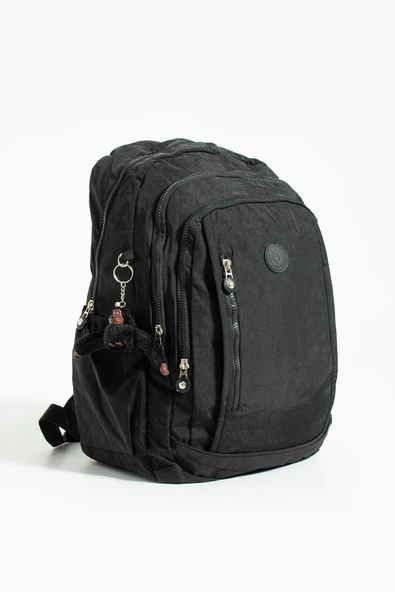 571 collections Ultra Hafif Çok Cepli Su Geçirmez Sırt Çantası Unisex Siyah (Model: 571-1D) - Resim 6