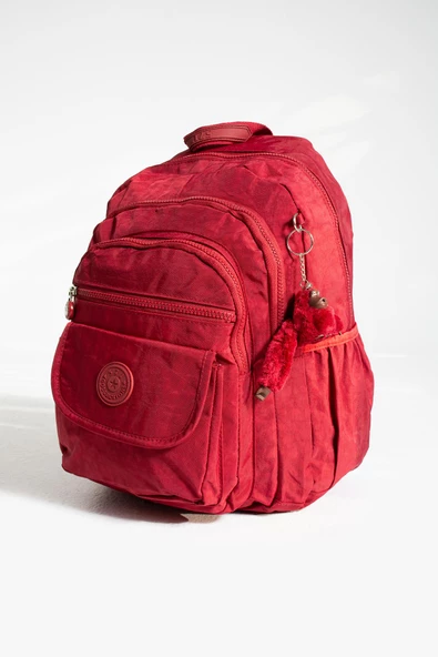571 collections Orta Boy Sırt Çantası Ultra Hafif Çok Cepli  Kırmızı (Model: 571-3J) - 5