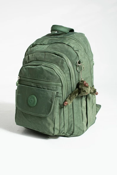 571 collections Orta Boy Sırt Çantası Ultra Hafif Çok Cepli Unisex Yeşil (Model: 571-3J) - Resim 5