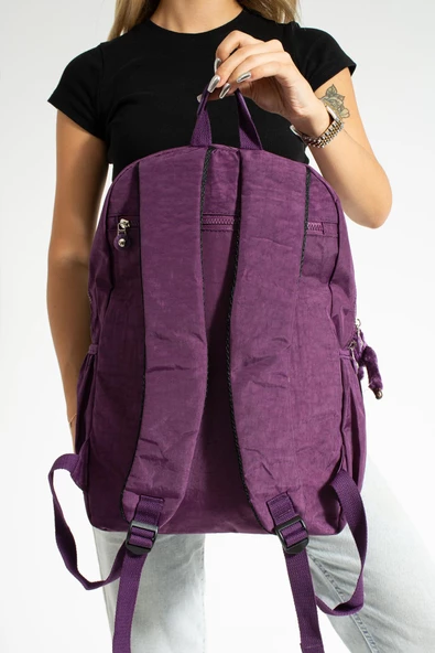 571 collections Ultra Hafif Çok Cepli Su Geçirmez Sırt Çantası Mor (Model: 571-1D) - 3