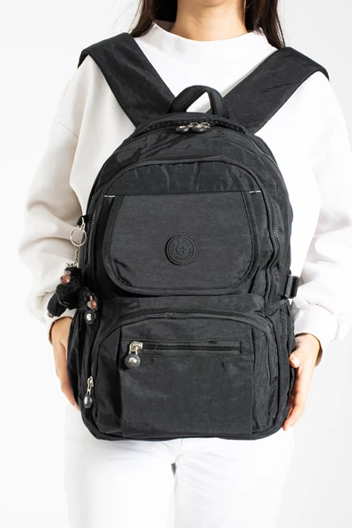 Ultra Hafif Sırt Çantası Unisex Siyah (Model: 571-3D) - 3
