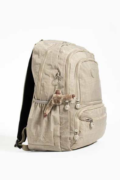 571 collections Ultra Hafif Çok Cepli Su Geçirmez Sırt Çantası Vizon (Model: 571-1G) - Resim 5