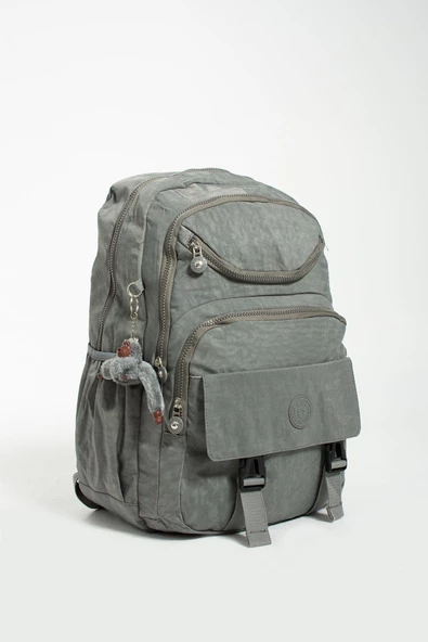 571 collections Ultra Hafif Çok Cepli Su Geçirmez Sırt Çantası Unisex Gri (Model: 571-1H) - Resim 5