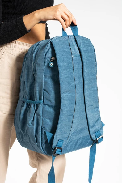 571 collections Ultra Hafif Çok Cepli Su Geçirmez Sırt Çantası Unisex Mavi (Model: 571-1G) - Resim 3