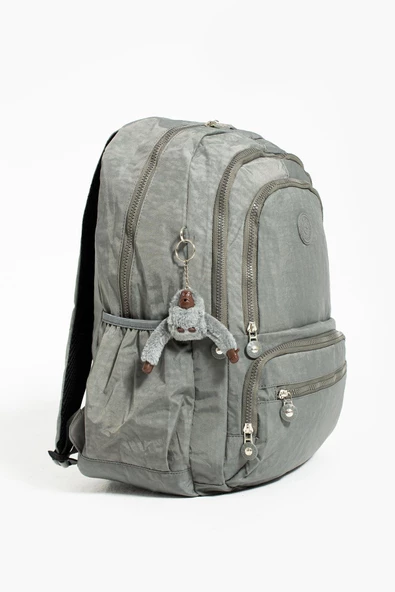 571 collections Ultra Hafif Çok Cepli Su Geçirmez Sırt Çantası Unisex Gri (Model: 571-1G) - Resim 5