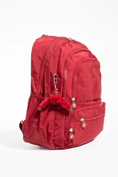 Ultra Hafif Çok Cepli Su Geçirmez Sırt Çantası Kırmızı (Model: 571-1G) - 5
