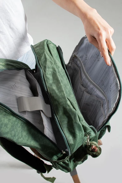 571 collections Ultra Hafif Çok Cepli Su Geçirmez Sırt Çantası Unisex Yeşil (Model: 571-1K) - Resim 4