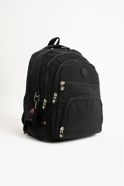 Ultra Hafif Orta Boy Sırt Çantası Unisex Siyah (Model: 571-3C) - 5