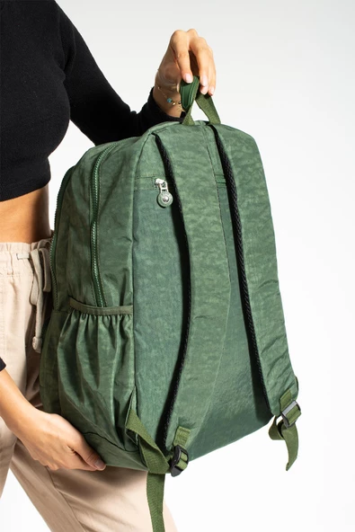571 collections Ultra Hafif Çok Cepli Su Geçirmez Sırt Çantası Unisex Yeşil (Model: 571-1G) - 4