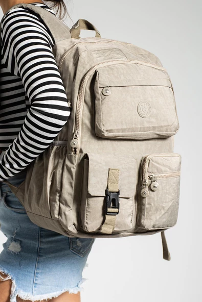 571 collections Ultra Hafif Çok Cepli Su Geçirmez Sırt Çantası Vizon (Model: 571-1K) ürün görseli