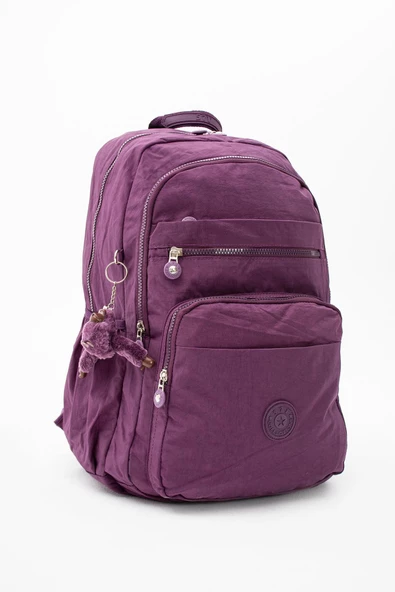 571 collections Ultra Hafif Çok Cepli Su Geçirmez Sırt Çantası Unisex Mor (Model: 571-1B) - Resim 5