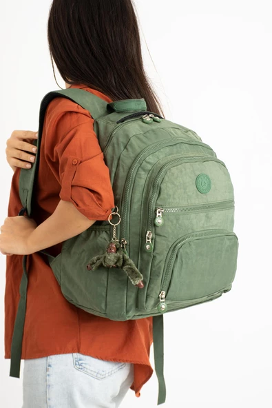 571 collections Ultra Hafif Orta Boy Sırt Çantası Unisex Yeşil (Model: 571-3C) ürün görseli