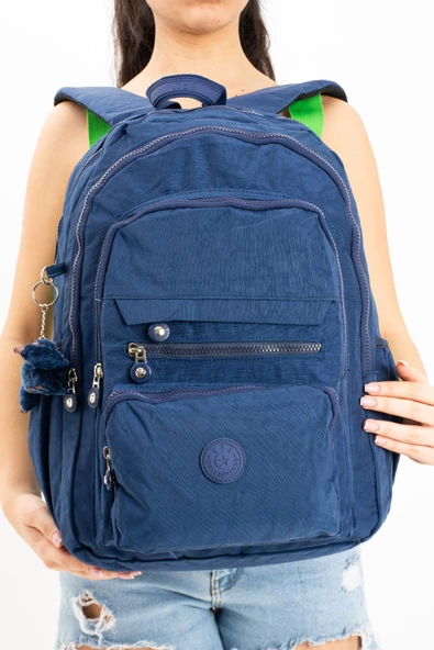 571 collections Ultra Hafif Çok Cepli Krinkıl Sırt Çantası Unisex Laci (Model: 571-3B) - 3