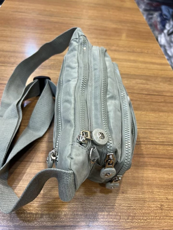 Çok Cepli Bel Çantası Unisex Vizon (Model: 571-7H) - 2