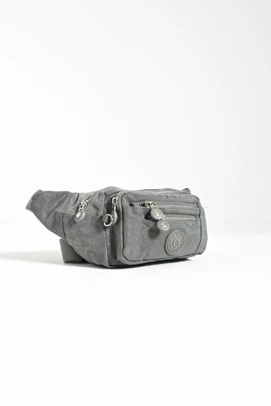 Çok Cepli Bel Çantası Unisex Gri (Model: 571-7F) - 5