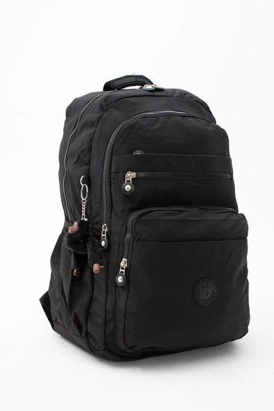 571 collections Ultra Hafif Çok Cepli Su Geçirmez Sırt Çantası Unisex Siyah (Model: 571-1B) - Resim 5