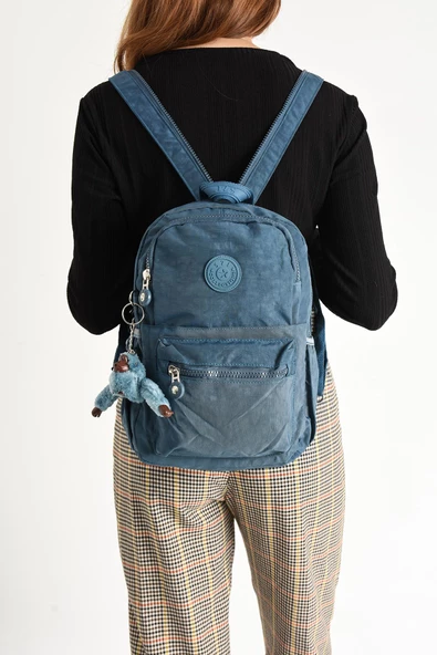 571 collections Hem Sırt Hem Göğüs Spor Genç Kadın Çantası Mavi (Model: 571-8C) - Resim 2