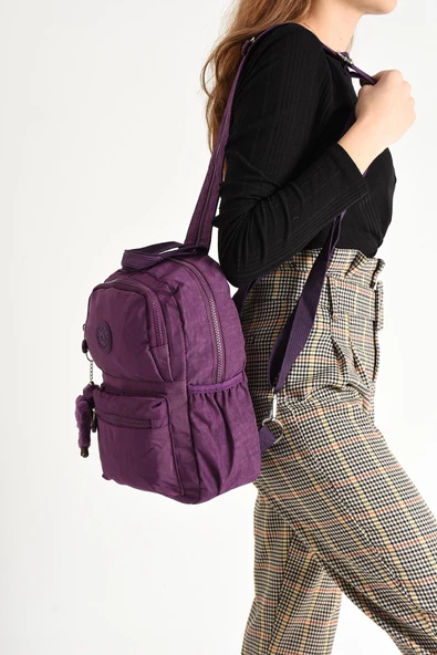 571 collections Hem Sırt Hem Göğüs Spor Genç Kadın Çantası Mor (Model: 571-8C) ürün görseli