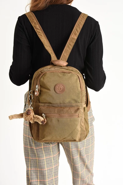 571 collections Hem Sırt Hem Göğüs Spor Genç Kadın Çantası Taba (Model: 571-8C) - Resim 2