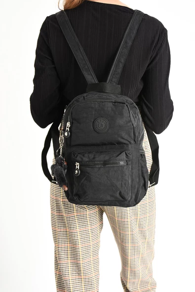 571 collections Hem Sırt Hem Göğüs Spor Genç Kadın Çantası Siyah (Model: 571-8C) - 2