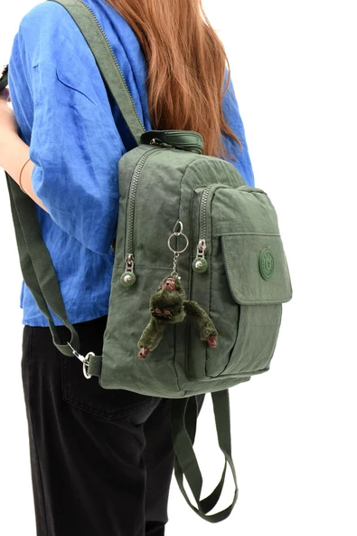 571 collections Hem Sırt Hem Göğüs  Spor Genç Kadın Çantası Yeşil (Model: 571-8D) - Resim 2