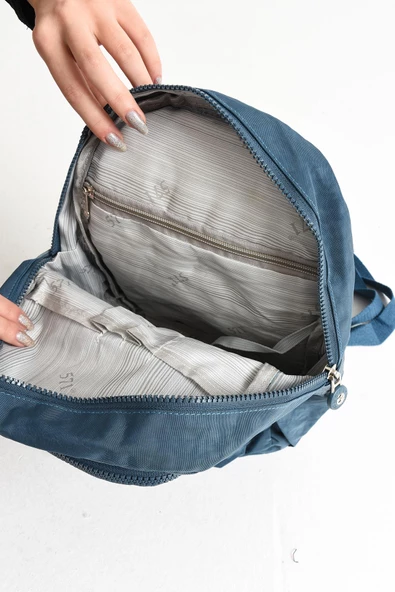 571 collections Hem Sırt Hem Göğüs Spor Genç Kadın Çantası Mavi (Model: 571-8C) - Resim 4