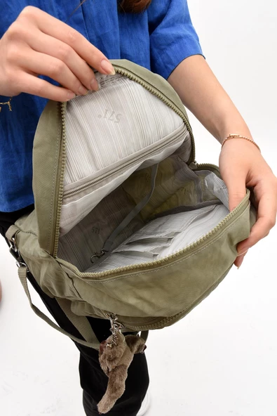 571 collections Hem Sırt Hem Göğüs  Spor Genç Kadın Çantası Vizon(Model: 571-8D) - Resim 4