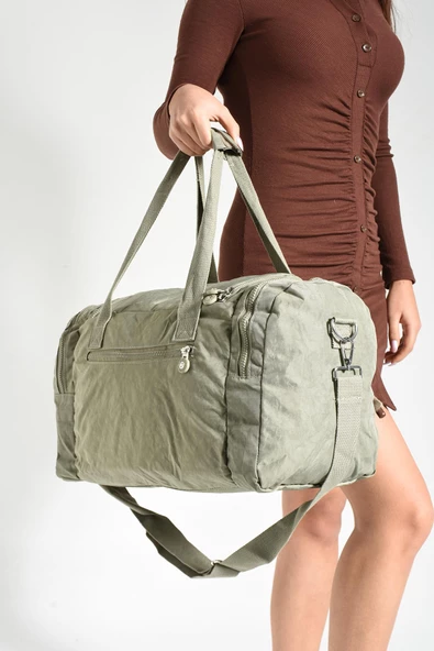 Ultra Hafif Unisex Su Geçirmez Seyahat Spor Çantası Vizon (Model: 571-7B) - 3