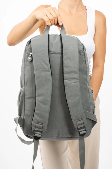 571 collections Ultra Hafif Çok Cepli Su Geçirmez Sırt Çantası Unisex Gri (Model: 571-2E) - 3
