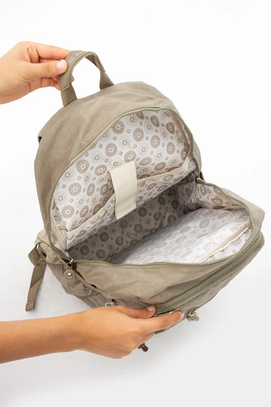 571 collections Ultra Hafif Çok Cepli Su Geçirmez Sırt Çantası Vizon (Model: 571-2E) - Resim 4