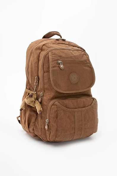 571 collections Ultra Hafif Çok Cepli Su Geçirmez Sırt Çantası Unisex Taba (Model: 571-2E) - Resim 5