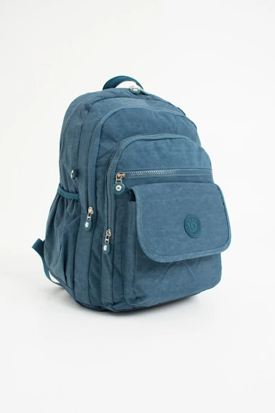 571 collections Ultra Hafif Çok Cepli Su Geçirmez Sırt Çantası Unisex Mavi (Model:571-2A) - Resim 5