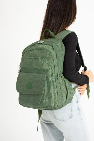 571 collections Ultra Hafif Çok Cepli Su Geçirmez Sırt Çantası Unisex Yeşil (Model:571-2A) - Resim 2