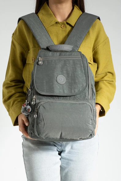 571 collections Orta Boy Ultra Hafif Sırt Çantası Gri (Model: 571-3F) - Resim 3
