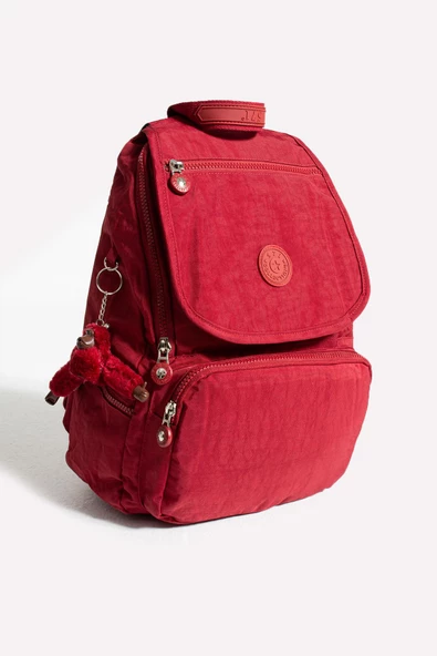 571 collections Orta Boy Ultra Hafif Kadın Sırt Çantası Kırmızı (Model: 571-3F) - Resim 5