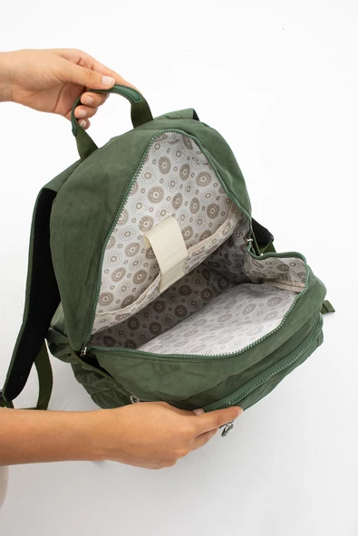 571 collections Ultra Hafif Çok Cepli Su Geçirmez Sırt Çantası Unisex Yeşil (Model: 571-2E) - Resim 4