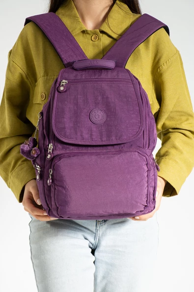 571 collections Orta Boy Ultra Hafif Sırt Çantası Mor (Model: 571-3F) - Resim 3