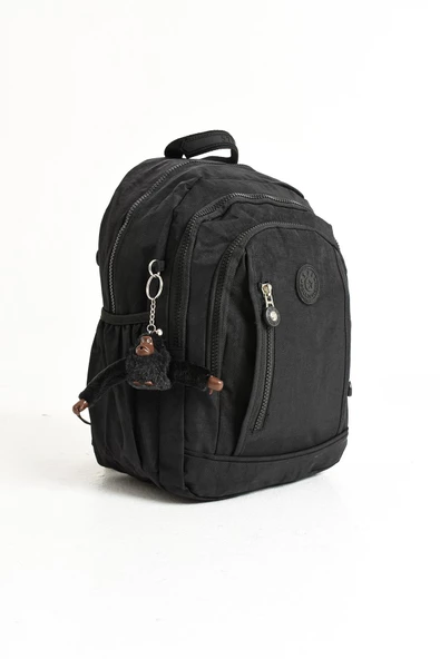 571 collections Ultra Hafif Çok Cepli Orta Boy Sırt Çantası Unisex Siyah (Model: 571-4D) - Resim 5