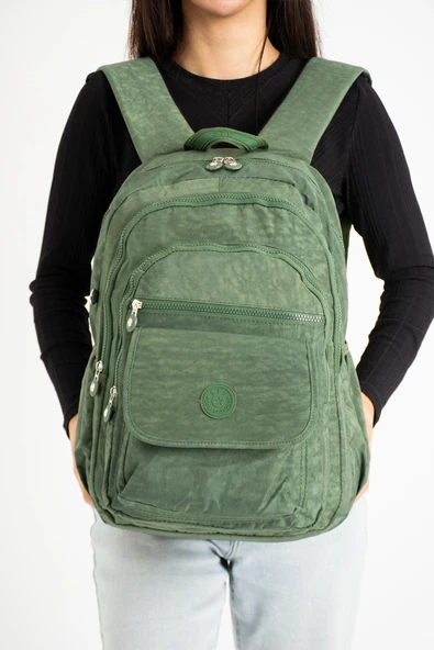 571 collections Ultra Hafif Çok Cepli Su Geçirmez Sırt Çantası Unisex Yeşil (Model:571-2A) - Resim 3