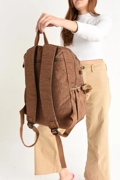 571 collections Ultra Hafif Çok Cepli Su Geçirmez Sırt Çantası Taba (Model: 571-2G) - Resim 3