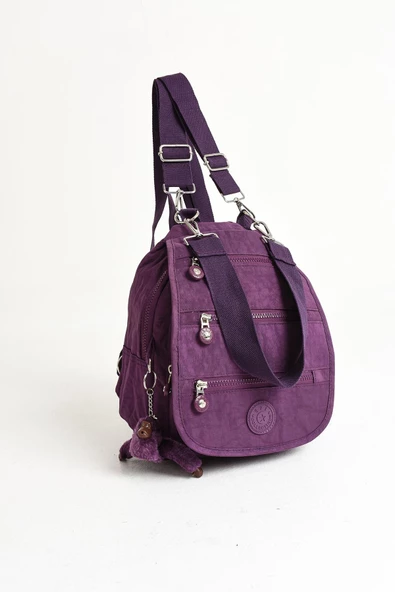 571 collections Ultra Hafif Kadın Sırt ve El Çantası Mor (Model: 571-5A) - Resim 5
