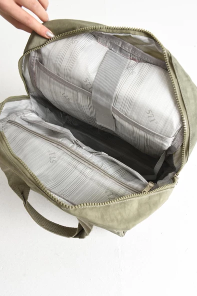 571 collections İki Fonksiyonlu Sırt ve El Çantası Ultra Hafi Vizon (Model:571-5H) - Resim 4